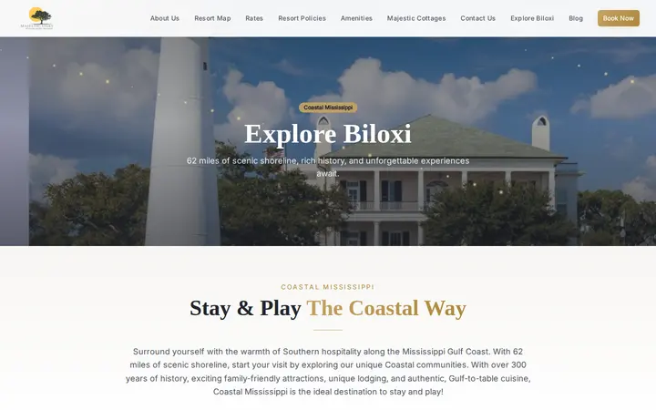/explore-biloxi — Majestic Oaks RV Resort