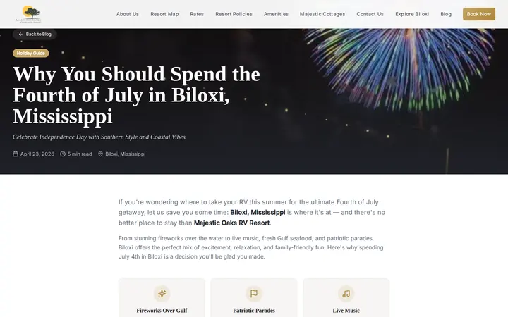 /blog/fourth-of-july-biloxi — Majestic Oaks RV Resort