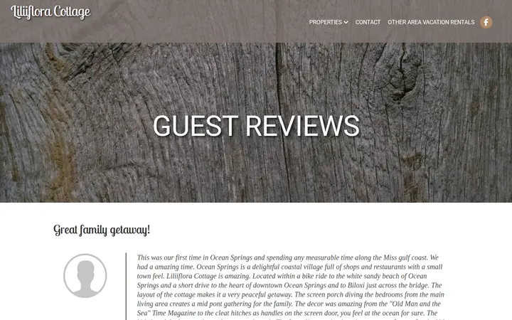 /LiliifloraCottage/vacation-rental-guestbook.html — Liliiflora Cottage Vacation Rental