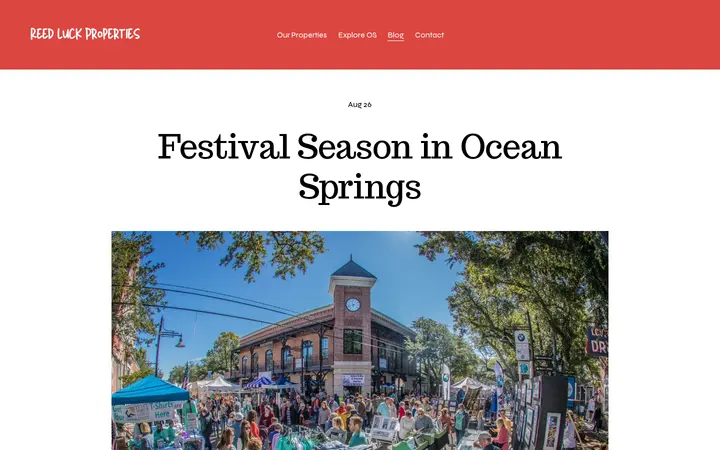 /blog/festival-season-in-ocean-springs — Reed Luck Properties LLC