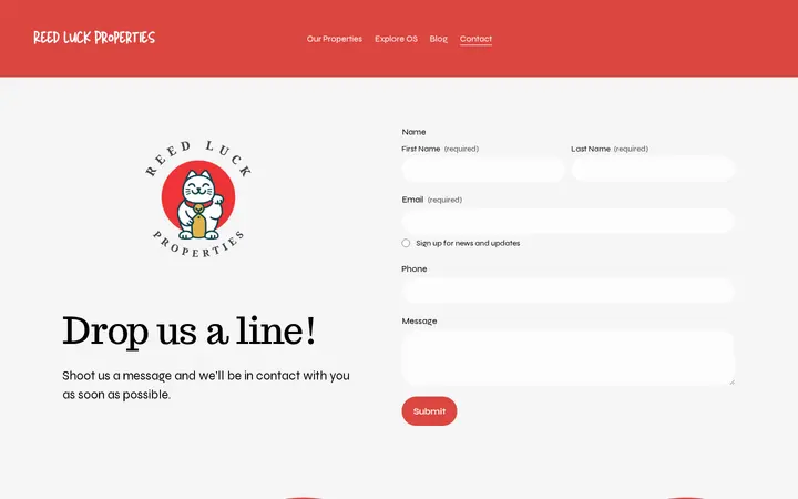 /contact — Reed Luck Properties LLC