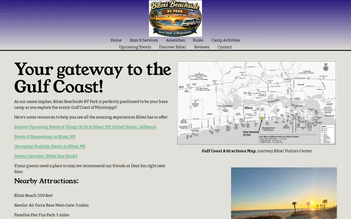 /discover-biloxi — Biloxi Beachside RV Park