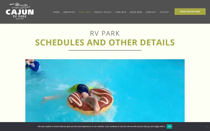 /site-info — Cajun RV Park
