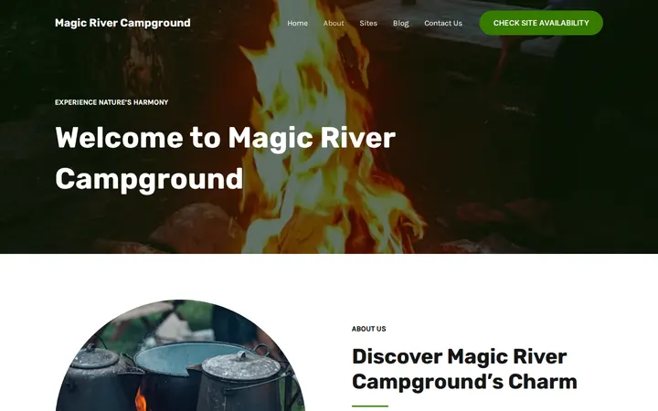 /about — Magic River Campground
