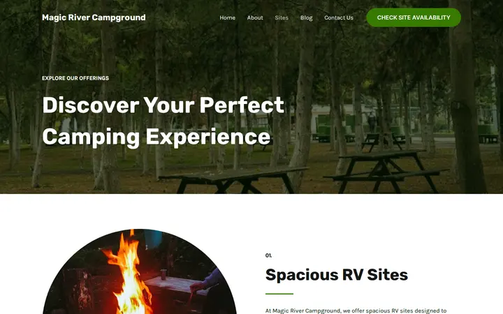 /service — Magic River Campground