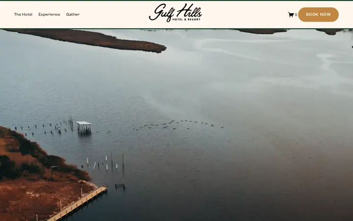 Website of Gulf Hills Hotel & Resort