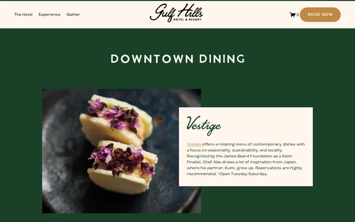 /downtown-dining — Gulf Hills Hotel & Resort