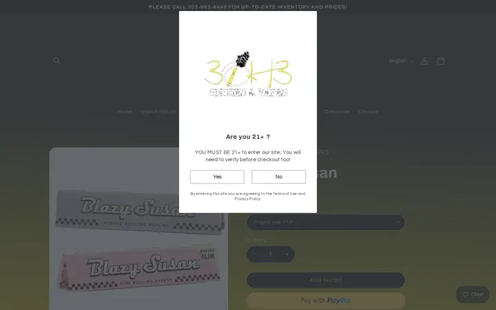 /products/blazy-susan — 3OH3 Smokes & Vapes