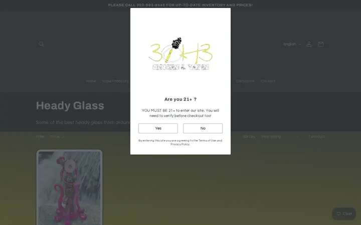 /collections/heady-glass — 3OH3 Smokes & Vapes