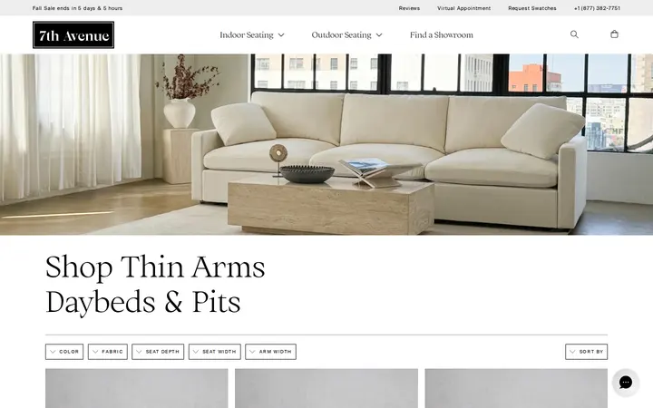 /collections/thin-arms-daybeds-pits — 7th Avenue @ Cherry Creek Denver