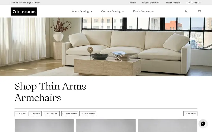 /collections/thin-arms-armchairs — 7th Avenue @ Cherry Creek Denver