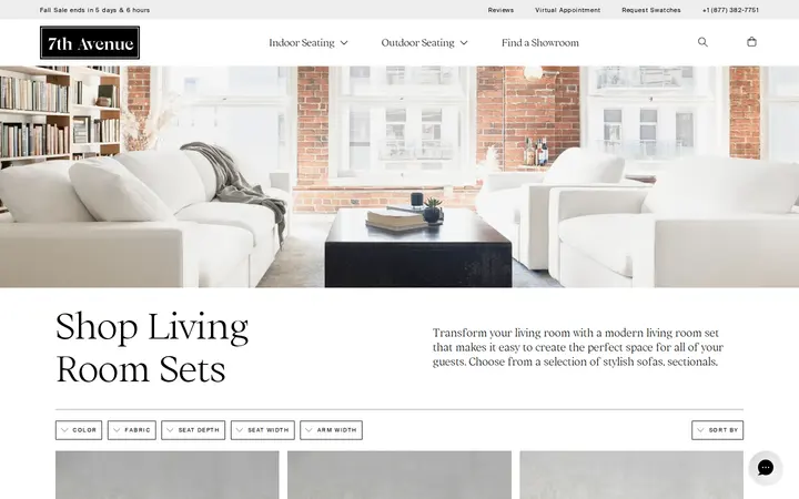 /collections/living-room-sets — 7th Avenue @ Cherry Creek Denver