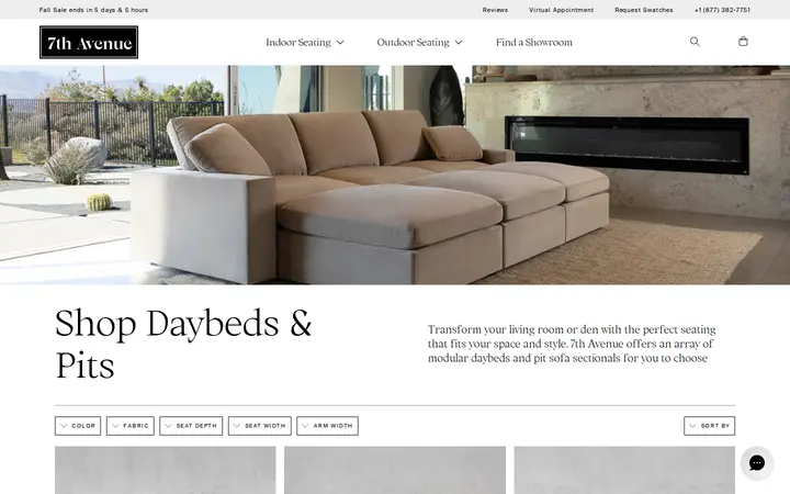 /collections/daybeds-and-pits — 7th Avenue @ Cherry Creek Denver