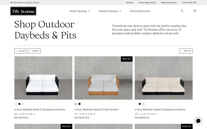 /collections/outdoor-daybeds — 7th Avenue @ Cherry Creek Denver