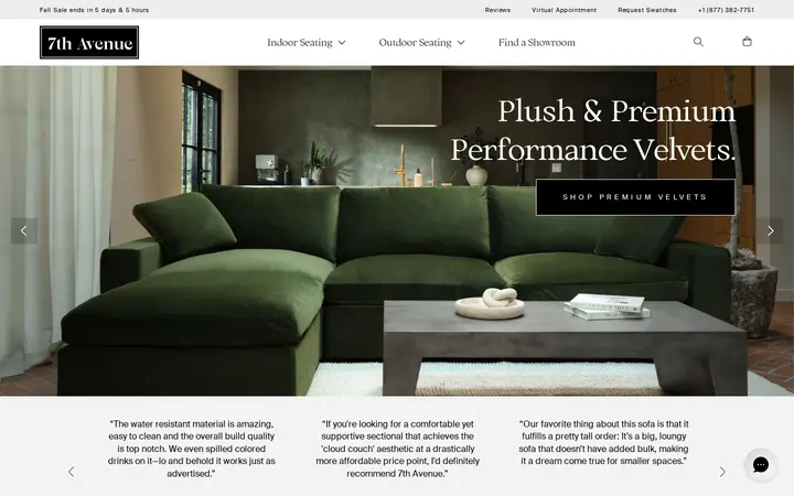 Website of 7th Avenue @ Cherry Creek Denver
