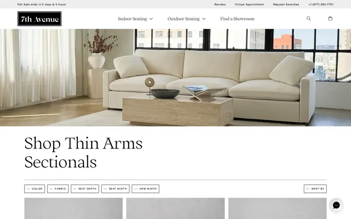 /collections/thin-arms-sectionals — 7th Avenue @ Cherry Creek Denver