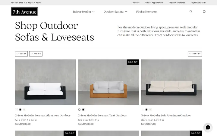 /collections/outdoor-sofas-loveseats — 7th Avenue @ Cherry Creek Denver