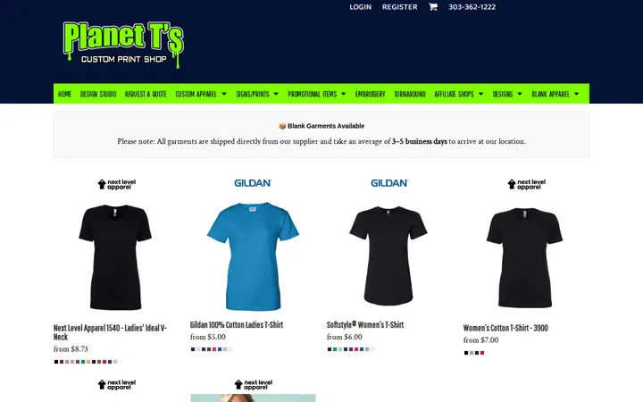 /page/blank-apparel/womens — Planet T's