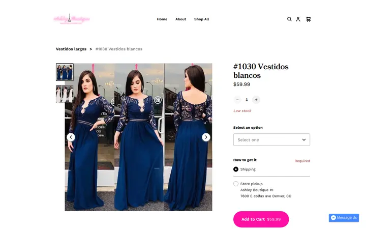 /product/-1030-vestidos-blancos/4721 — Ashley Boutique Denver