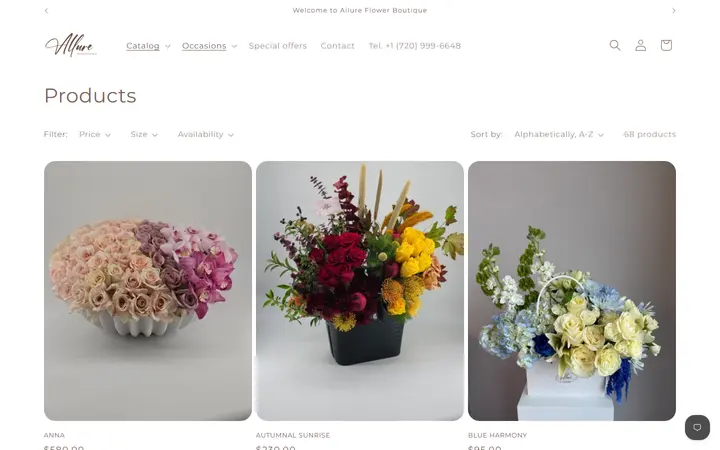 /collections/all — Allure Flower Boutique