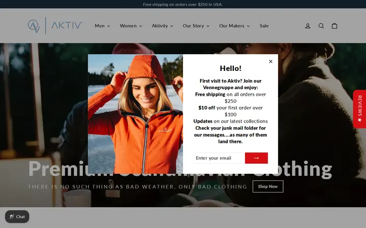 Website of Aktiv