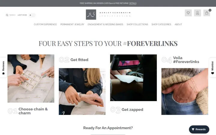 /pages/permanent-jewelry-process — Ashley Schenkein Jewelry Design