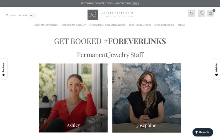 /pages/permanent-jewelry-booking — Ashley Schenkein Jewelry Design