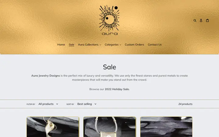 /collections/2022-holiday-sale — Aura Jewelry Designs