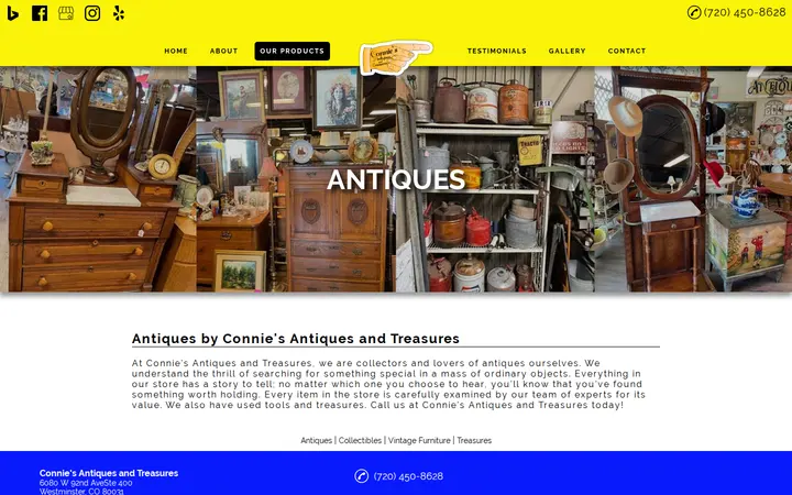 /antiques — Connie's Antiques and Treasures
