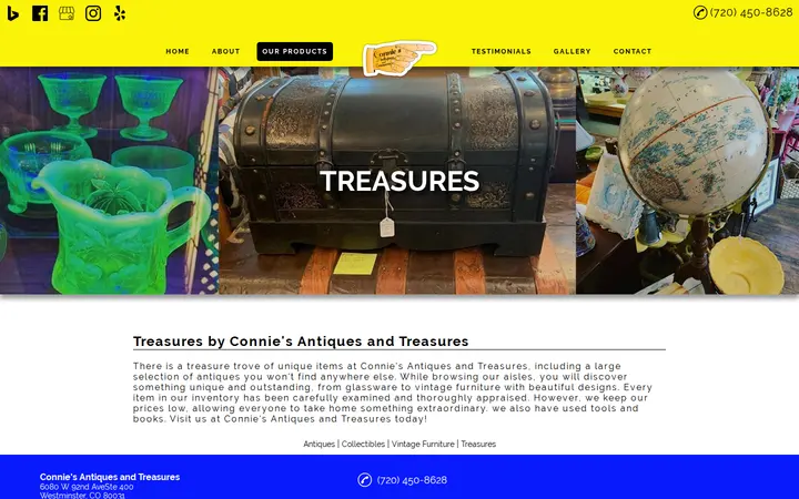 /treasures — Connie's Antiques and Treasures