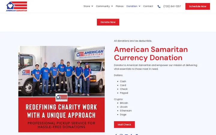 /donation — American Samaritan