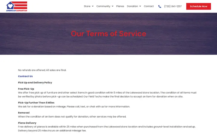 /terms-conditions-refund-policy — American Samaritan