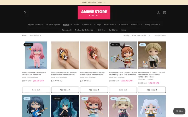 /collections/nendoroid — Anime Store Near Me