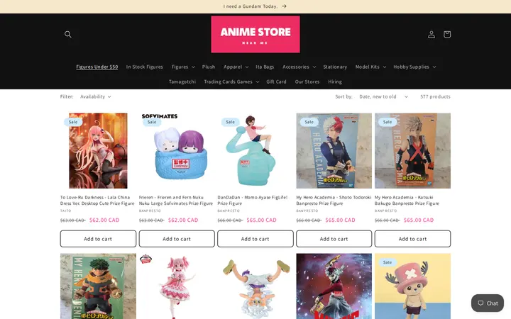 /collections/figures-under-40 — Anime Store Near Me