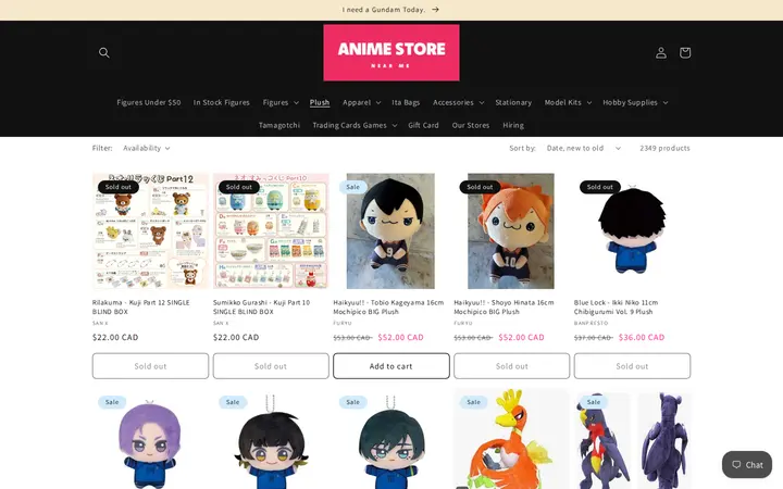 /collections/plush — Anime Store Near Me