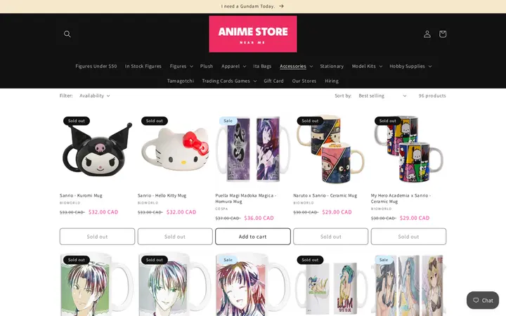 /collections/mugs — Anime Store Near Me