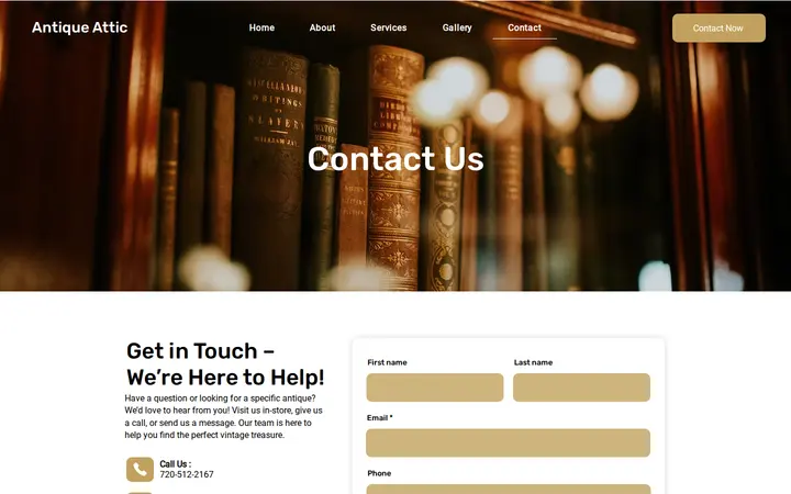 /contact — Antique Attic