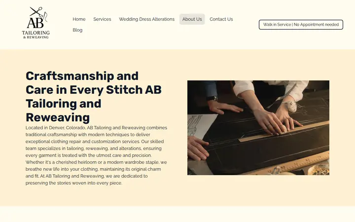 /about-us — AB Tailoring Alterations and Reweaving