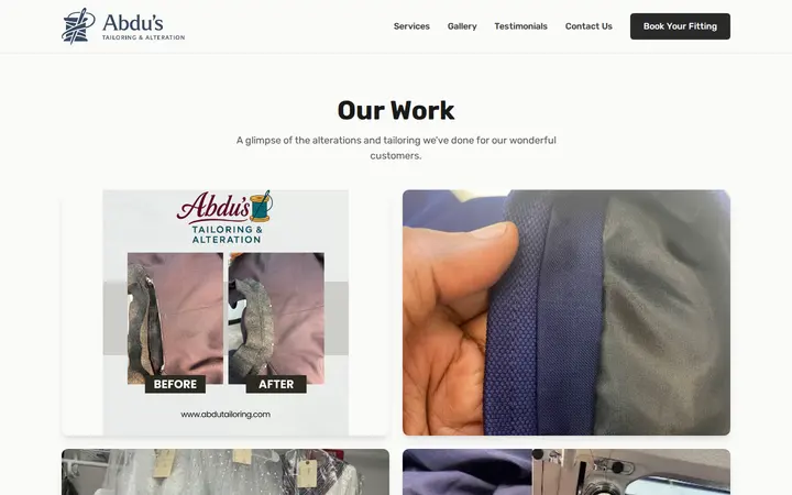 /gallery — Abdu's Tailoring & Alteration