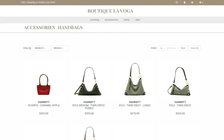 /accessories/handbags-cid-48 — Boutique La Voga