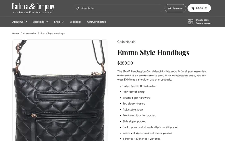 /collections/accessories/products/carla-mancini-emma-style-handbags — Barbara & Company