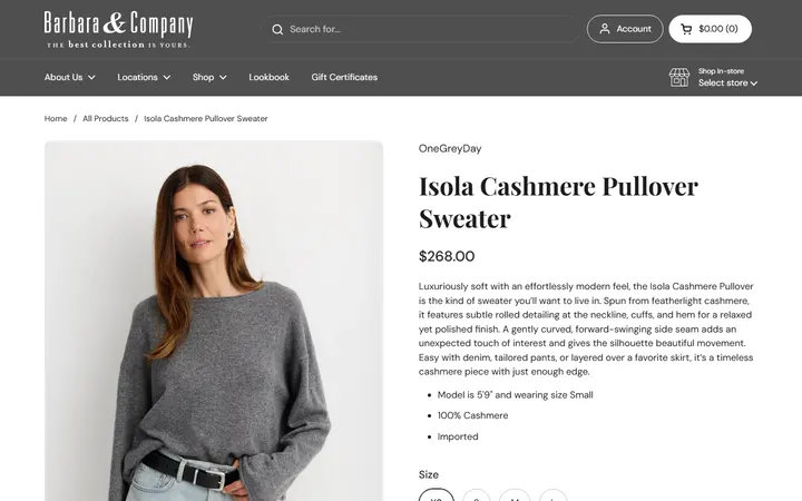 /collections/shop/products/isola-cashmere-pullover-sweater — Barbara & Company