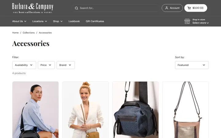 /collections/accessories — Barbara & Company
