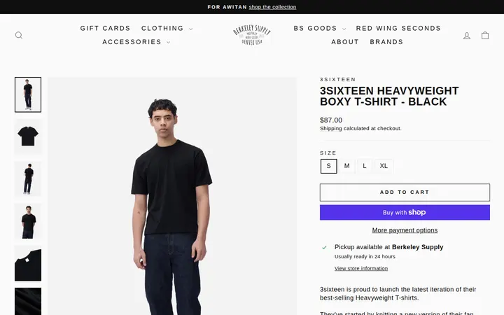 /collections/shopall/products/3sixteen-heavyweight-boxy-t-shirt-black — Berkeley Supply Company