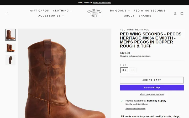 /collections/shopall/products/red-wing-seconds-pecos-heritage-8066-e-width-mens-pecos-in-copper-rough-and-tuff — Berkeley Supply Company