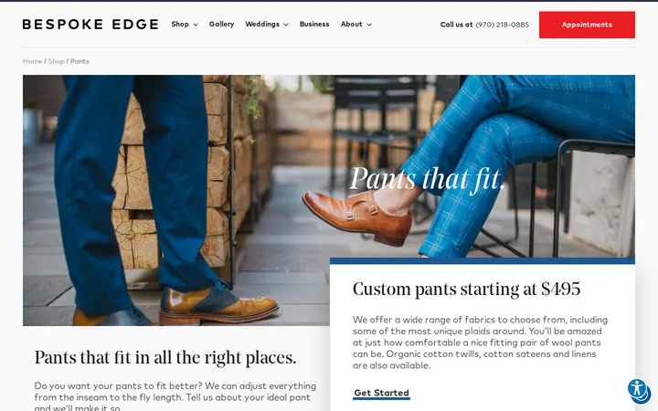 /shop/pants — Bespoke Edge