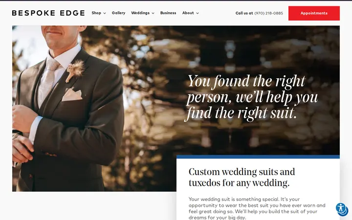 /weddings — Bespoke Edge
