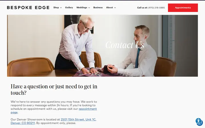 /contact — Bespoke Edge