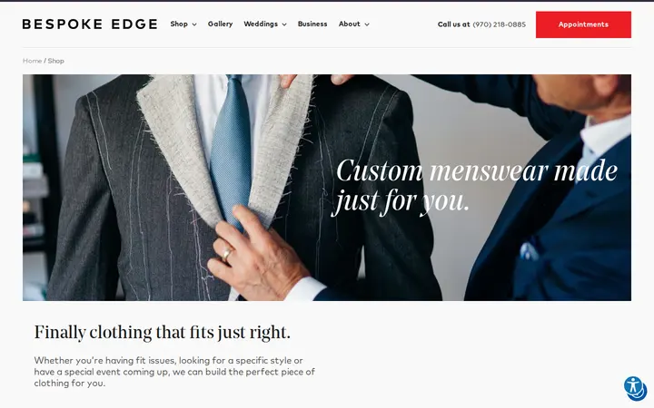 /shop — Bespoke Edge