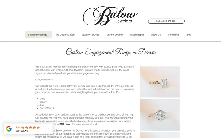 /engagement-rings — Bulow Jewelers Custom Jewelry Store
